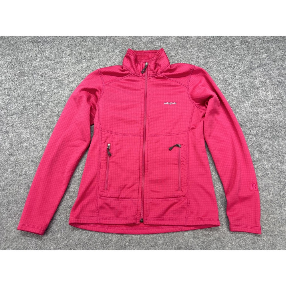 Patagonia R1 Jacket Womens XS Pink Fleece Full Zip Lightweight Hiking Thermal